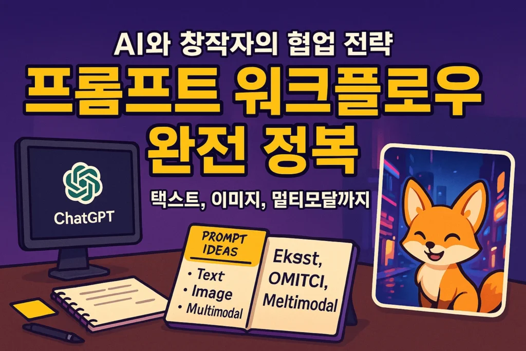 AI와 협업하는 창작자를 위한 프롬프트 워크플로우 설계 1 ChatGPT Image 2025년 4월 20일 오후 01 33 06 1