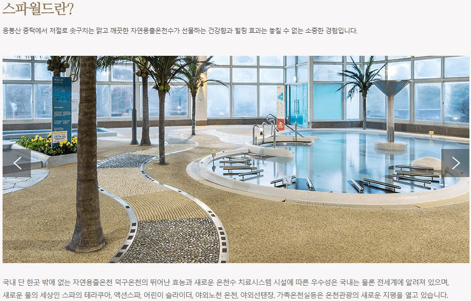 덕구온천스파월드 1