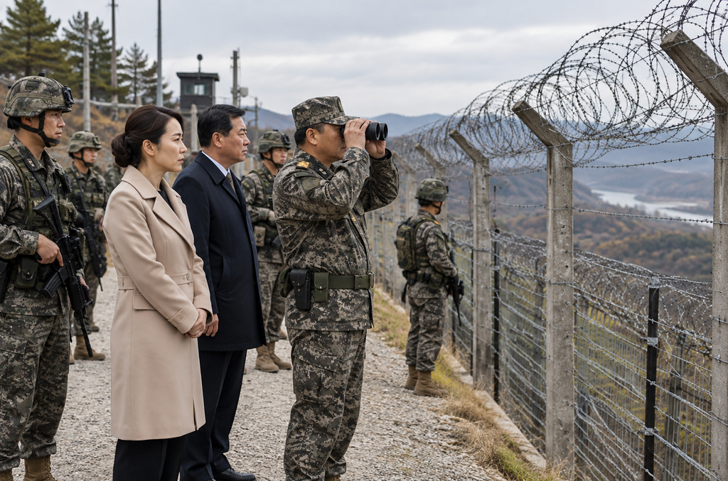 김여정 대남 확성기 가동, 북한의 입장과 남북관계 변화 가능성은? 1 철책선 너머를 감시하는 장병들